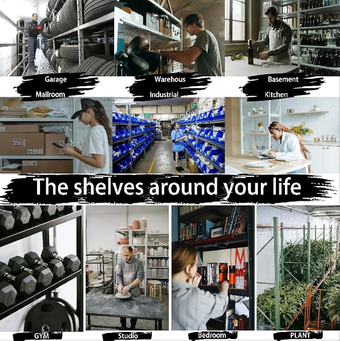Industrial Storage Rack, Heavy-Duty Steel Shelving Unit - Image 9