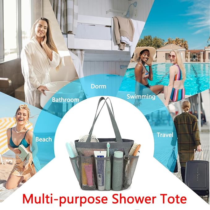 Fammart Mesh Shower Caddy Portable - Image 9