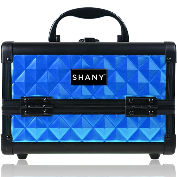 SHANY Chic Makeup Train Case Cosmetic Box Portable Makeup Case Cosmetics Beauty by SHANYCosmetics