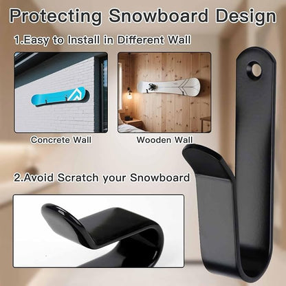 Snowboard Wall Mount & Skateboard Display Rack - Image 3