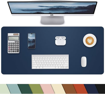 Leather Desk Protector, Non-Slip PU Laptop Mat by cebowa