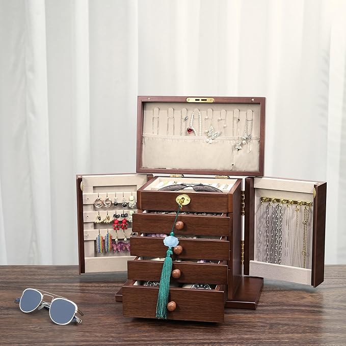 wooden Jewelry Box and Organizer - Image 4