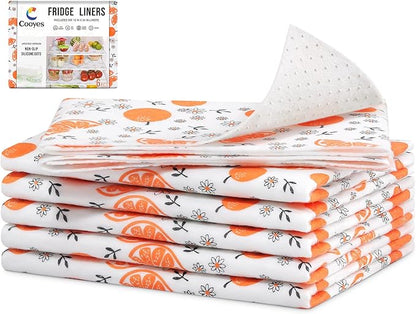 Cooyes Shelf Liners, 2-in-1 Non-Slip Fridge Mats, Absorb Excess Moisture by Cooyes