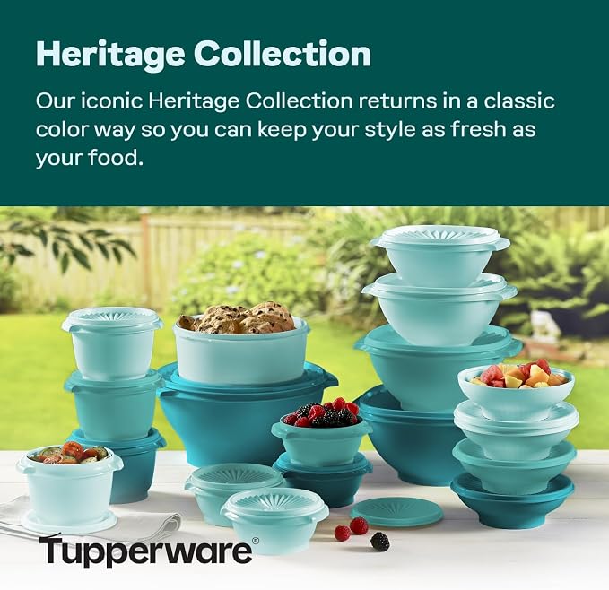 Tupperware Heritage Collection, New 36 Piece Food Storage Container Set in - Image 2