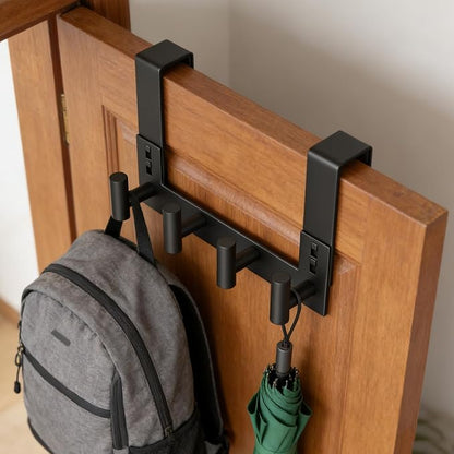 PMMASTO Over The Door Hooks, Fits 1-3/4" Thick Door No Drill Hooks - Image 8