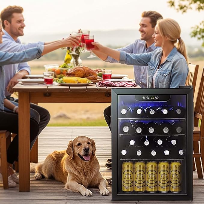 Antarctic Star 16 Bottle Wine Cooler Beverage Refrigerator Small Mini Wine - Image 7