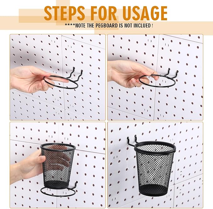 Spakon 6 Sets Pegboard Cups - Image 3