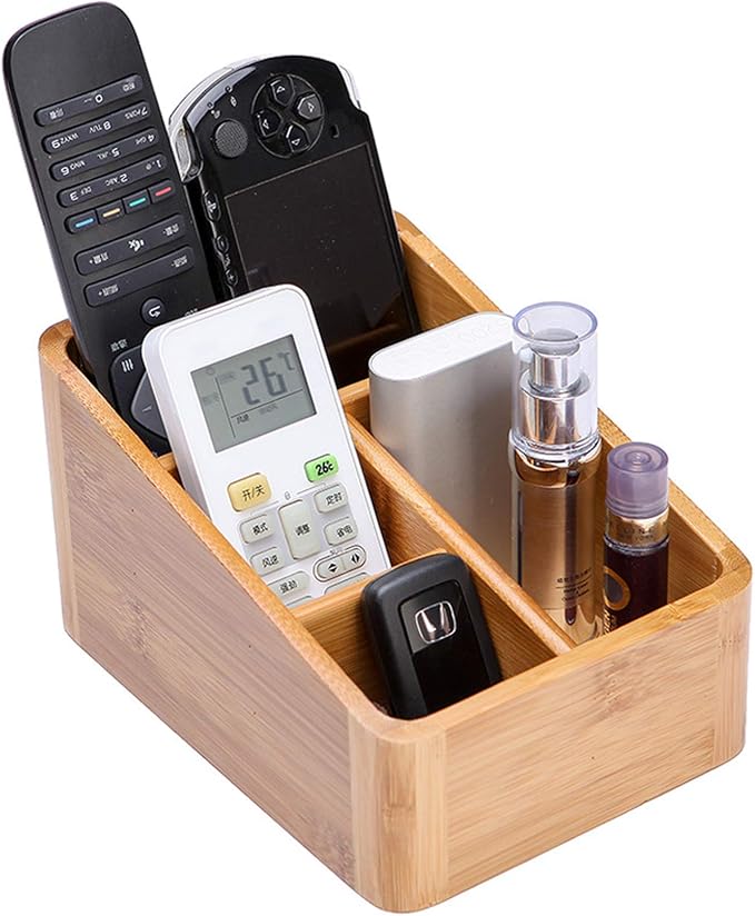 VolksRose Desk Remote Control Holder Multi-Function Coffee Table Office by VolksRose