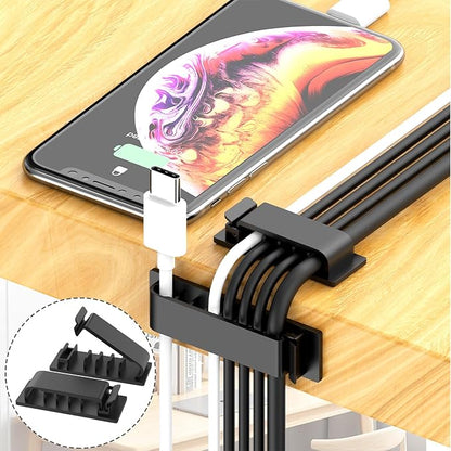 ELII 302PCS Cable Management Kit 4 Cable Sleeve, 45Cable Clips, 11Cable Holders - Image 8
