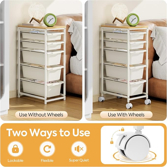 KINGBOARD Slim Rolling Cart - Image 8