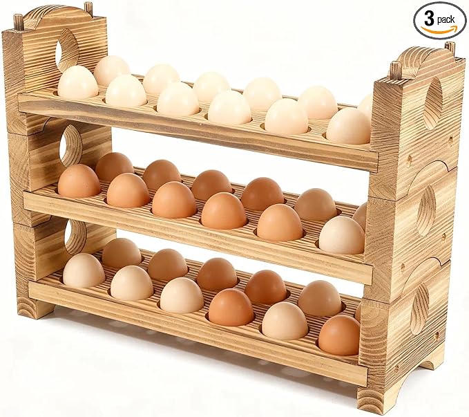 Egg Holder Countertop Farmhouse Decor by ORBEIN
