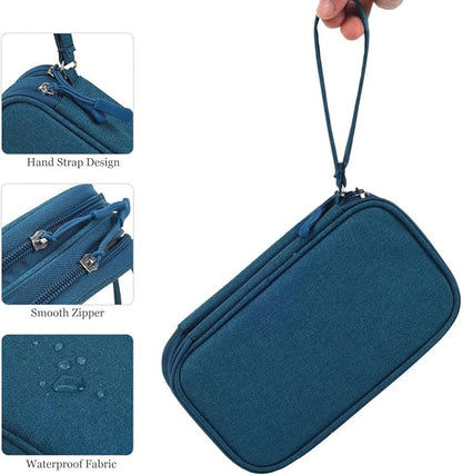 CAOODKDK Electronic Organizer Travel Cable Accessories Bag, Waterproof - Image 5