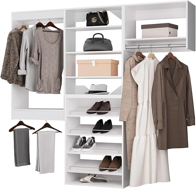 ROOMTEC Modular Closet System, Wooden Tower by ROOMTEC