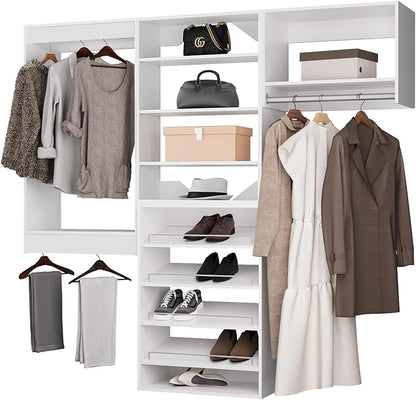 ROOMTEC Modular Closet System, Wooden Tower by ROOMTEC