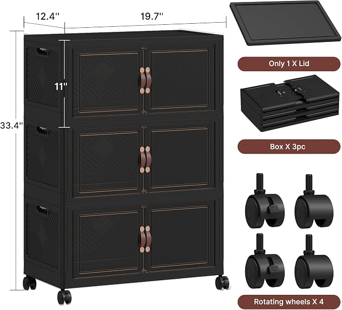 452QT Extra Large Stackable Storage Bins - Image 2