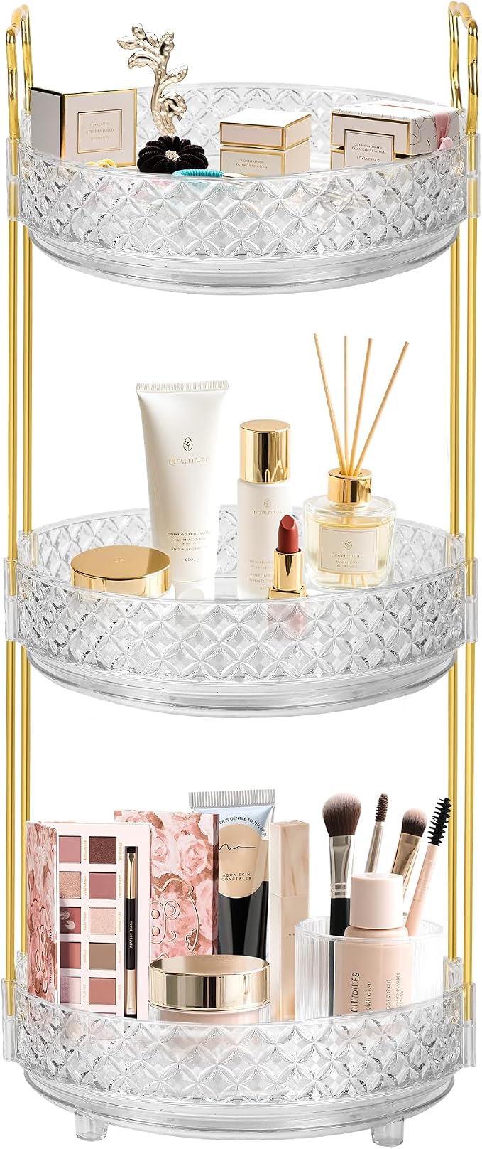 360 Rotating Rotating Makeup Organizer by Unknown