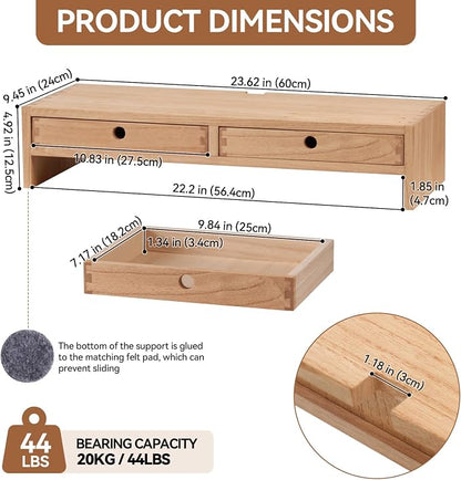 KIRIGEN Wood Monitor Stand - Image 6