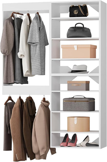 ROOMTEC Modular Closet System, Wooden Tower by ROOMTEC