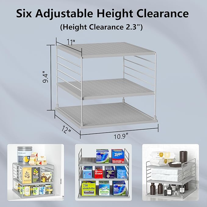 Upgraded Pantry Organizers and Storage- Divided Compartment Holder - Image 3