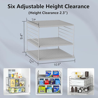 Upgraded Pantry Organizers and Storage- Divided Compartment Holder - Image 3