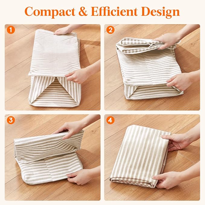 Lifewit 75L Large Collapsible Laundry Hamper, Tall Foldable Dirty Clothes - Image 7