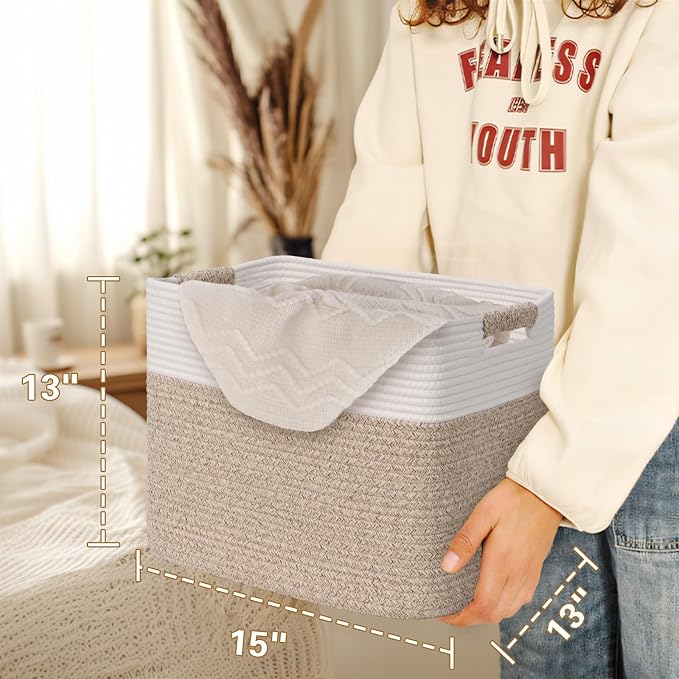 15×13 Inch Storage Cubes, 3 Pack Cube Storage Bins - Image 5