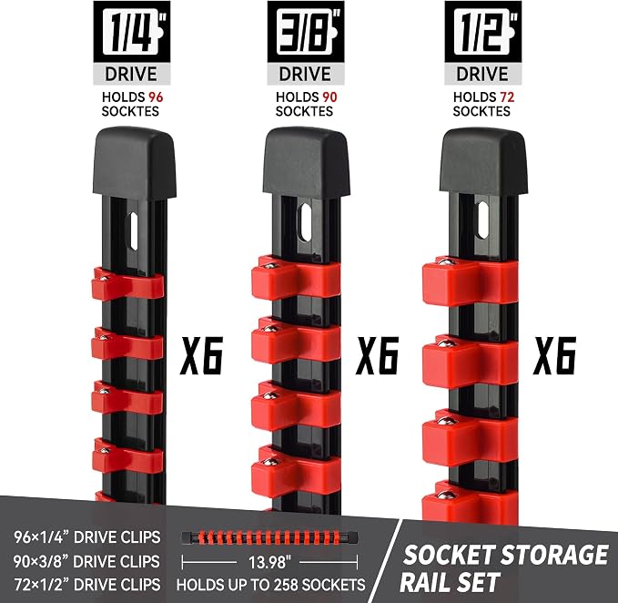 Socket Organizer Drive ABS Tools - Image 2