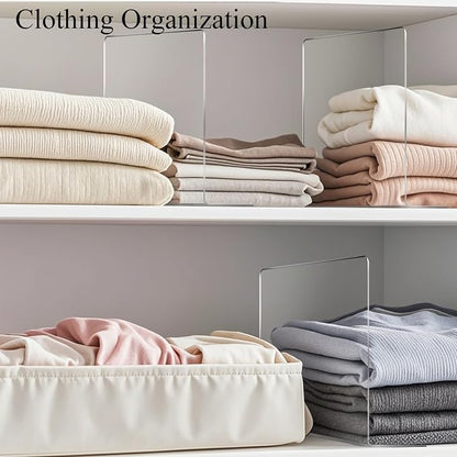 Shelf Dividers for Closet Organization: 12" Tall Acrylic Closet Dividers for - Image 8