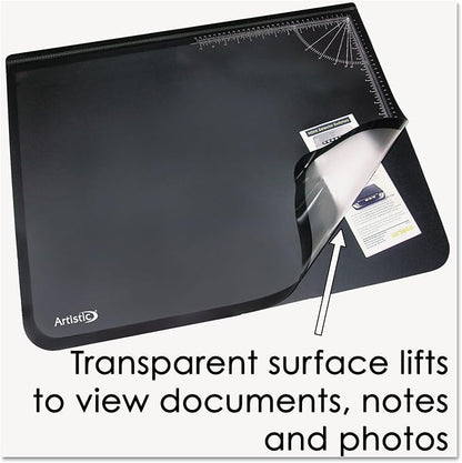 Artistic 41200 Office Products 20" x 31" Logo Pad Lift-top Desktop Organizer - Image 6