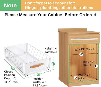 Pull out Cabinet Organizer, Heavy Duty Slide out Pantry Shelves Drawer Storage - Image 2