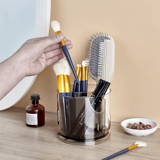 Makeup Brush Holder Organizer, Rotating Makeup Organizer - Image 5