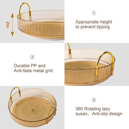 YCIA&DONE 360 Rotating Makeup Organizer and Storage - Image 7