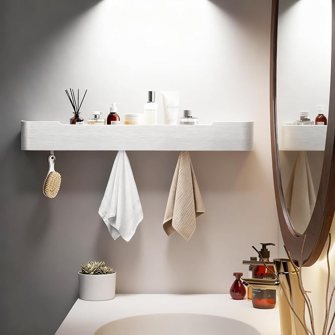 Wall Coat Rack Floating Shelves Modern Coat Rack Wall Mount - Image 7