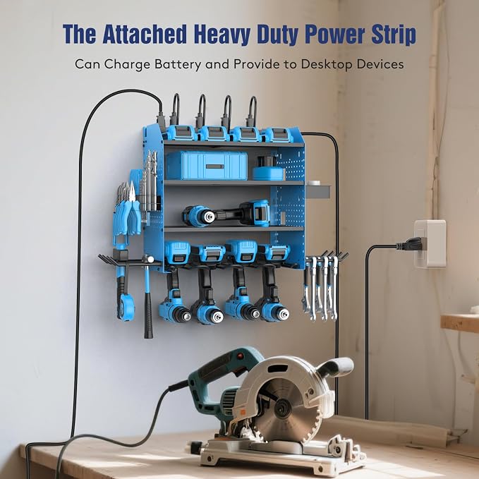 Heavy Duty Power Tool Organizer Wall Mount - Image 4