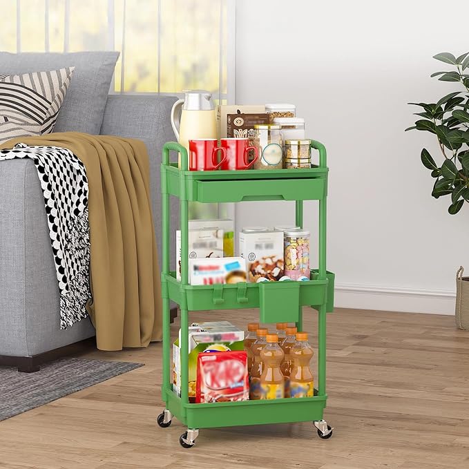 3 Tier Rolling Utility Cart - Image 8