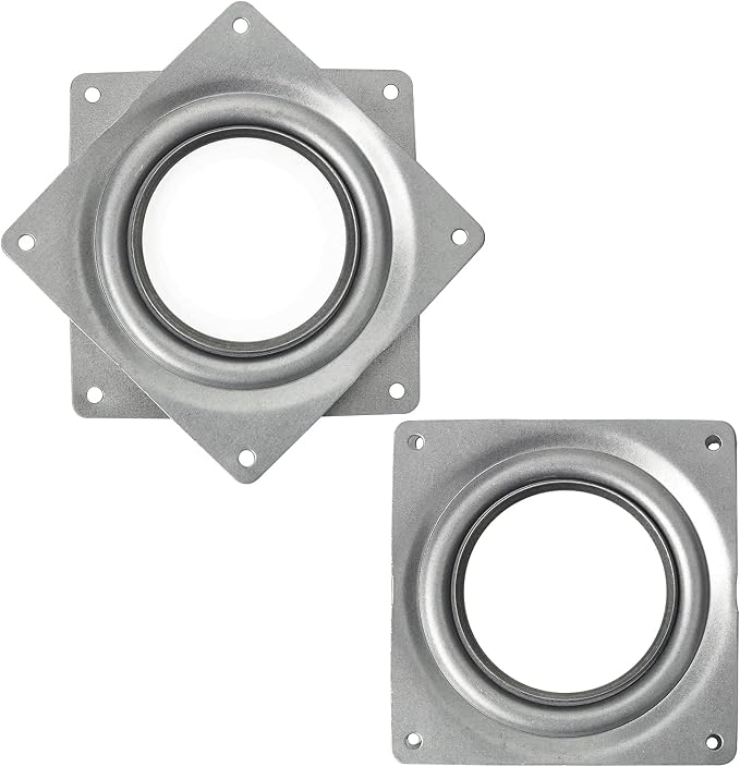 2 Pack 4" Lazy Susan Turntable 300 LBS pounds Steel Ball Bearing Rotating Tray by HSTECH