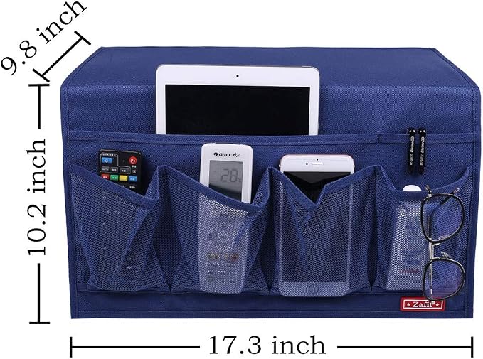 6 Pockets Bedside Storage Organizer, Table cabinet Storage Organizer Bedside - Image 2