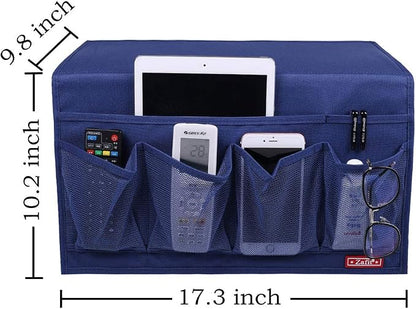 6 Pockets Bedside Storage Organizer, Table cabinet Storage Organizer Bedside - Image 2