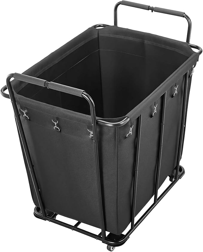 VEVOR Laundry Cart, Rolling Grocery Utility Cart - Image 9