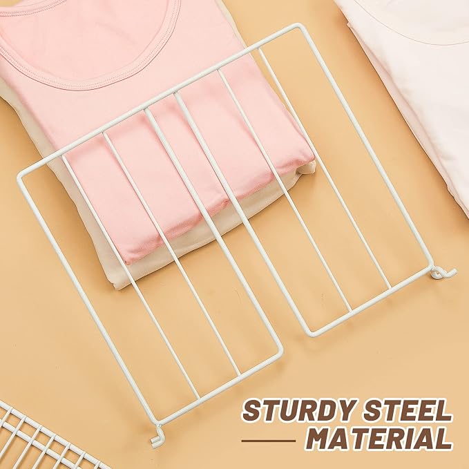Amylove 12 Pcs Wire Shelf Divider - Image 7