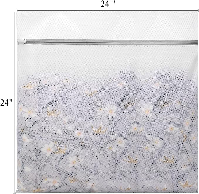 Muchfun 2Pcs Durable Diamond Mesh Laundry Bags - Image 5