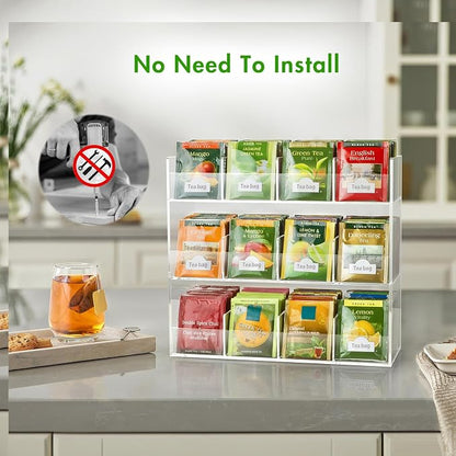 BEYGORM Acrylic Tea Bag Organizer - Image 3