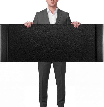 47.2 x 17 Inch Leather Desk Pad Protector by Saysurey
