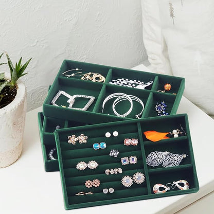 Set of 8 Stackable Jewelry Organizer Stackable Trays - Image 5