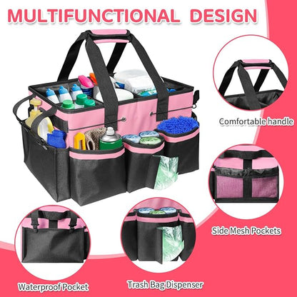 Boczif Cleaning Caddy Bag Wearable, Cleaning Caddy Supplies Organizer - Image 2