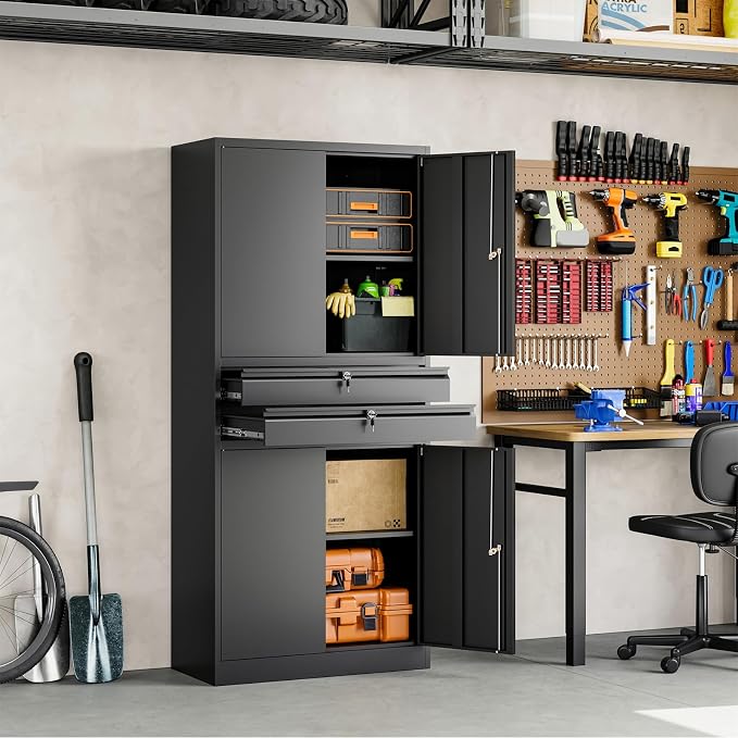 Metal Garage Storage Cabinet - Image 6