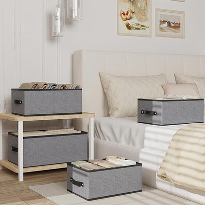 Clothing Storage Bins, 16.1 × 9.8 × 6.5 Inch Storage Cubes - Image 3