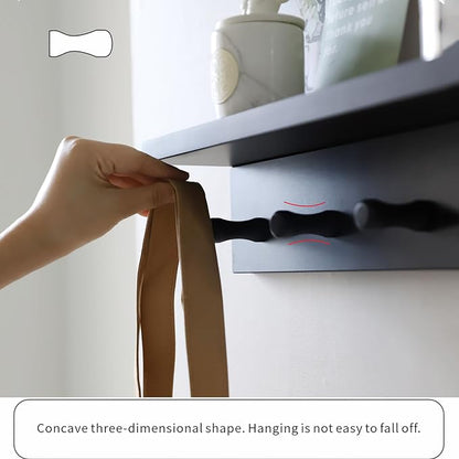 Entrance Coat Rack ，Coat Hooks, Wall-Mounted Wooden Hook Rack, Wall-Mounted - Image 6