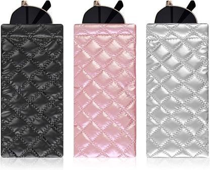 Double Eyeglass Case Soft Dual Glasses Case by FLYINGMAGE