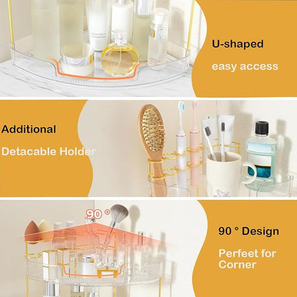 FELIZHOUSE 3-Tier Makeup Organizer - Image 3
